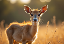 Animal dans son habitat naturel en plein jour