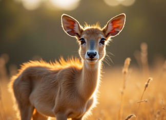 Animal dans son habitat naturel en plein jour