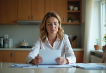 Raisons d’éviter toute collaboration avec la famille : quand et pourquoi le faire ? Femme d'âge moyen pensant à la maison avec documents