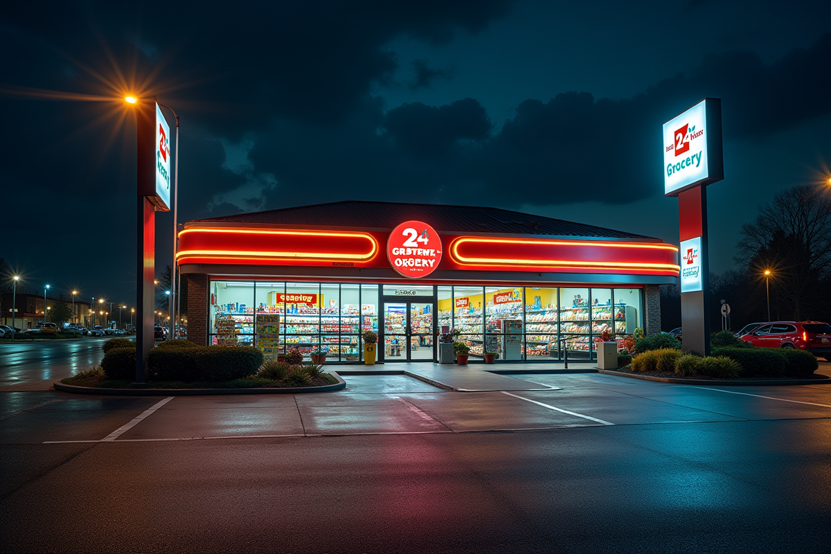 épicerie nuit