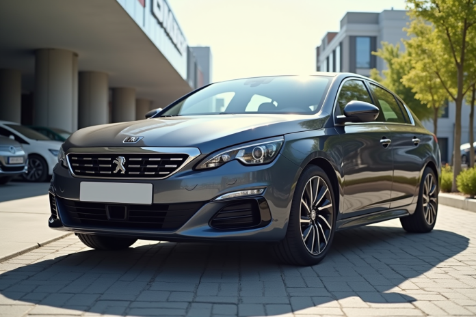 Voiture Peugeot 408 d'occasion dans un concessionnaire ensoleille